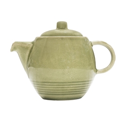 Artisan Heligan Vitrified Stoneware Green Teapot 18oz