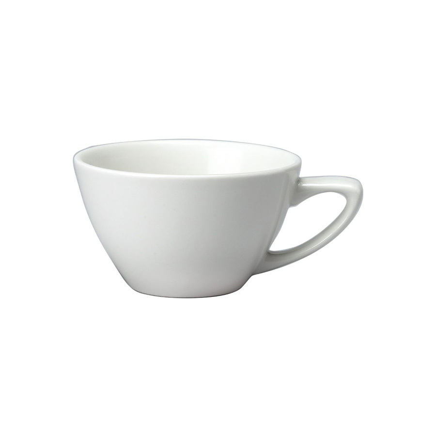 Churchill Ultimo Vitrified Porcelain White Cappuccino Cup 18.4cl 6.5oz