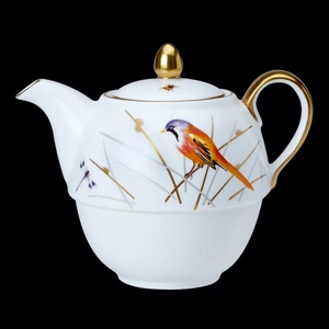 William Edwards Reed Bone China White Tea For One Teapot 46cl 16oz