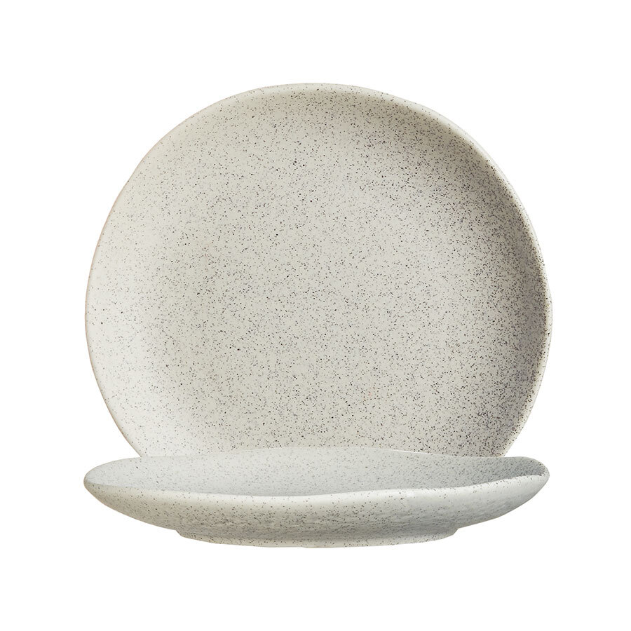Arcoroc Rocaleo Porcelain Nature Organic Round Plate 16cm
