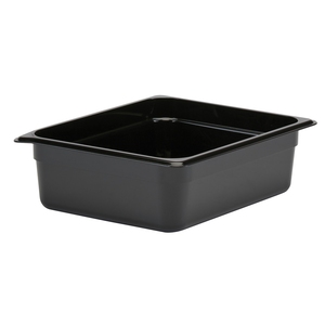 Cambro Gastronorm Container 1/2 Black Polycarbonate 265x100mm