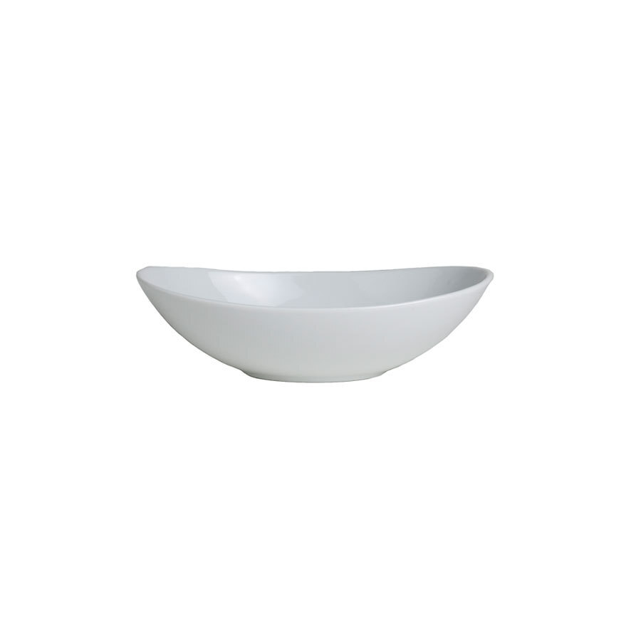 Steelite Varick Vitrified Porcelain White Oval Bowl 15.25cm