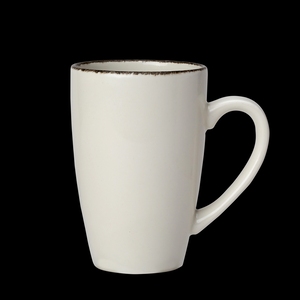 Steelite Charcoal Dapple Vitrifird Porcelain Quench Mug 28.5cl 10oz