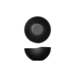 Creative Copenhagen Melamine Matte Black Round Bowl 155x75mm 650ml