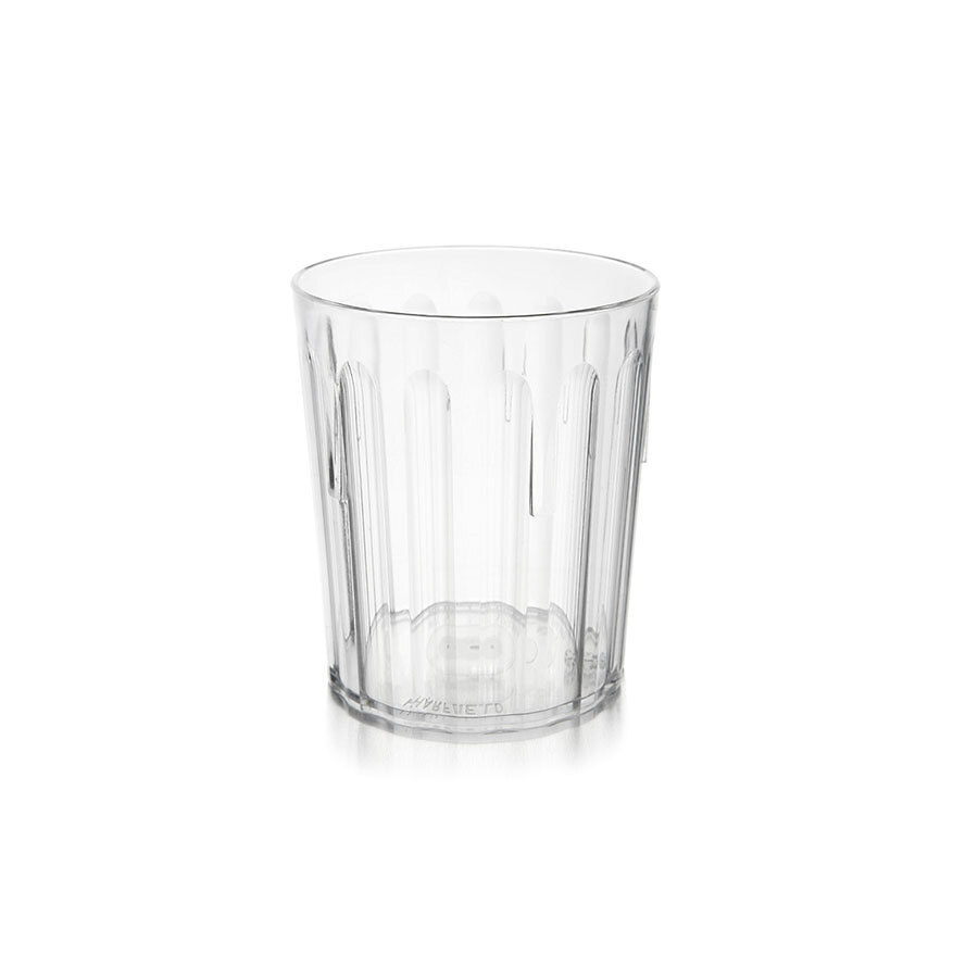 Harfield Polycarbonate Clear Fluted Tumbler 8oz
