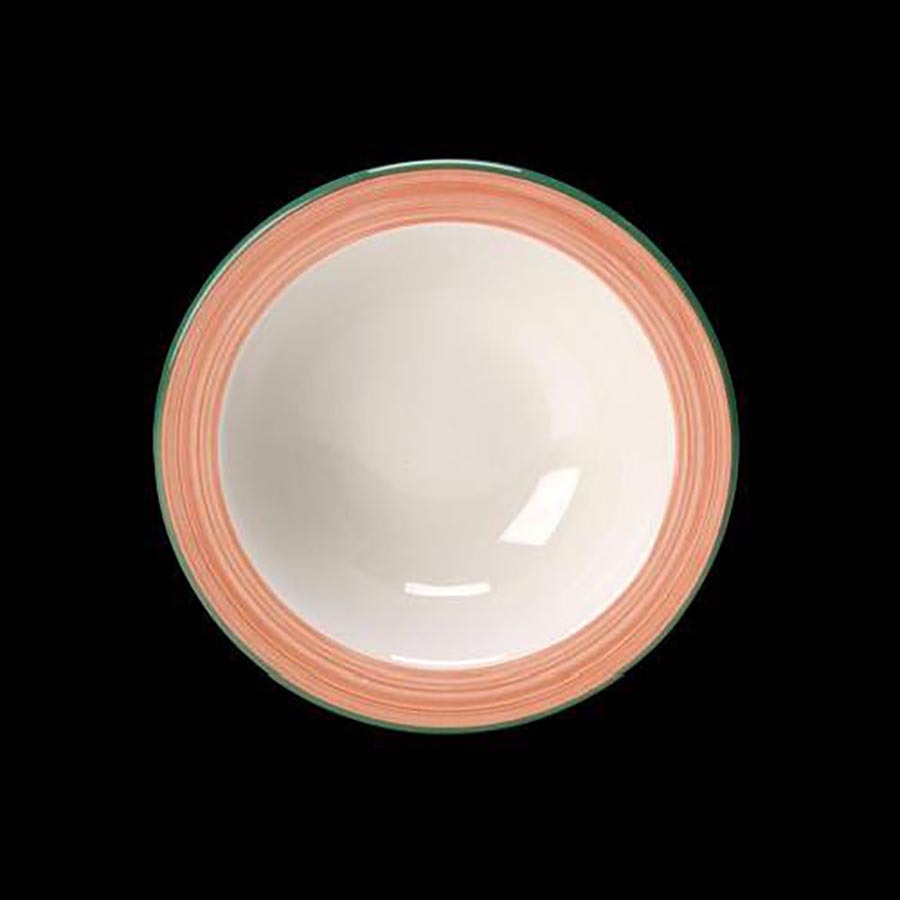 Steelite Rio Vitrified Porcelain Round Pink Oatmeal Bowl 16.5cm