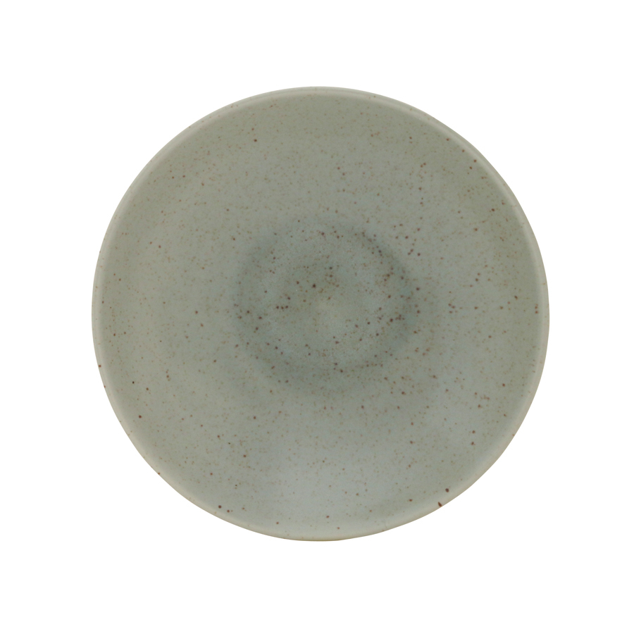 Artisan Serene Vitrified Stoneware Green Round Coupe Bowl 19cm