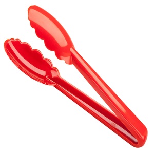 Mercer Hell's Tools® Utility Tongs 9.5in Red