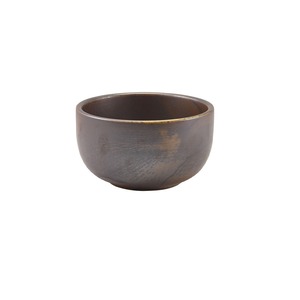Genware Terra Porcelain Ructic Copper Round Bowl 12.5x7cm 50cl 17.5oz