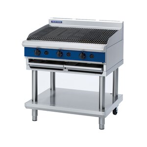 Blue Seal G59/6-LS Evolution Gas Chargrill on Leg Stand