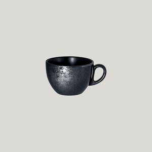 Rak Karbon Vitrified Porcelain Black Coffee Cup 23cl