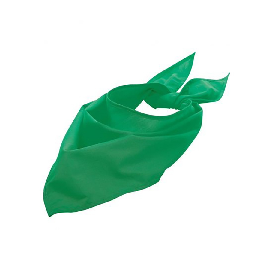 Unisex Green Polycotton Neckerchief
