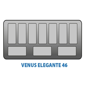 Crystal Venus Elegante 46 Ice Cream Display - 454 Ltr