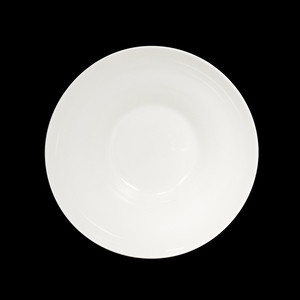 Crème Esprit Vitrified Porcelain White Round Salad Bowl 21cm