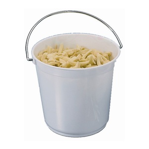 Bucket Plastic 11.5ltr With Chrome Handle