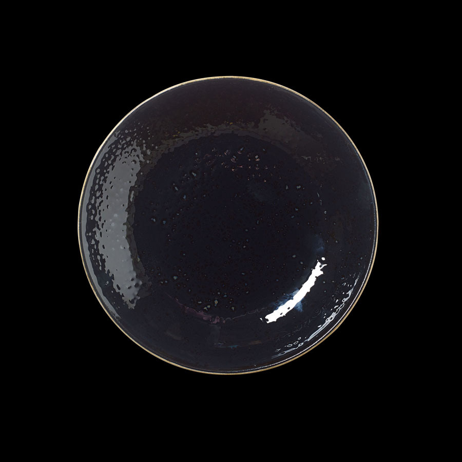 Steelite Craft Vitrified Porcelain Liquorice Round Coupe Bowl 21.5cm