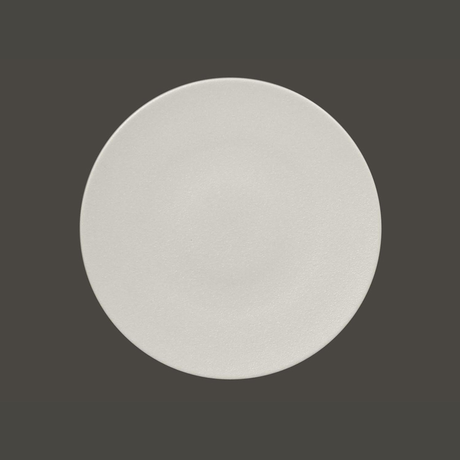Rak Neofusion Vitrified Porcelain White Round Flat Plate 29cm