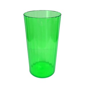 Harfield Polycarbonate Translucent Green Fluted Tumbler 10oz