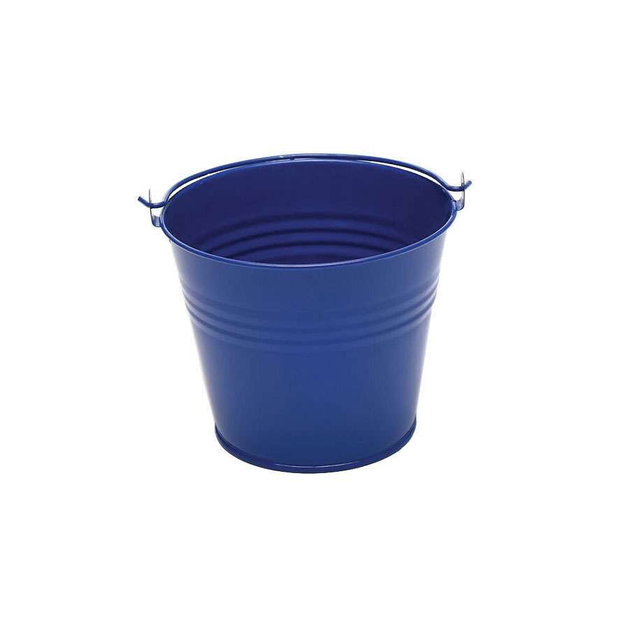 Craftmill Blue Round Metal Bucket 6x5.4cm