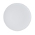 Astera Circuit Vitrified Porcelain White Round Coupe Plate 17 cm