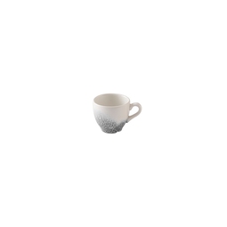 Churchill Studio Prints Raku Vitrified Porcelain Quartz Black Cappuccino Cup 3.5oz