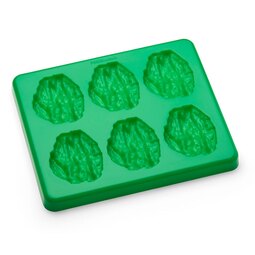 Spinach Mould Silicone Green With Lid 24x29x2.5cm