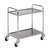 Connecta Self Assembly 2-Tier Service Trolley - 710 x 405 x 930mm