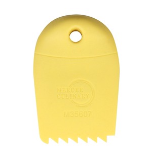 Mercer Silicone Plating Wedge Saw Tooth 9.5x6.4cm Yellow