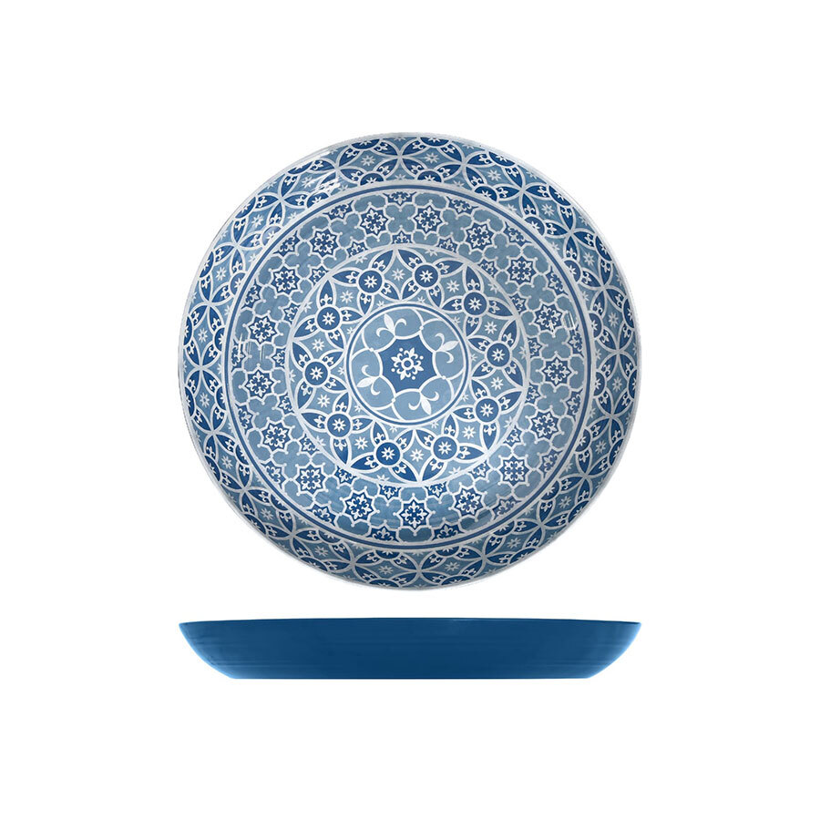 Blue Moroccan Marrakesh Bowl Dia 380 x 45mm