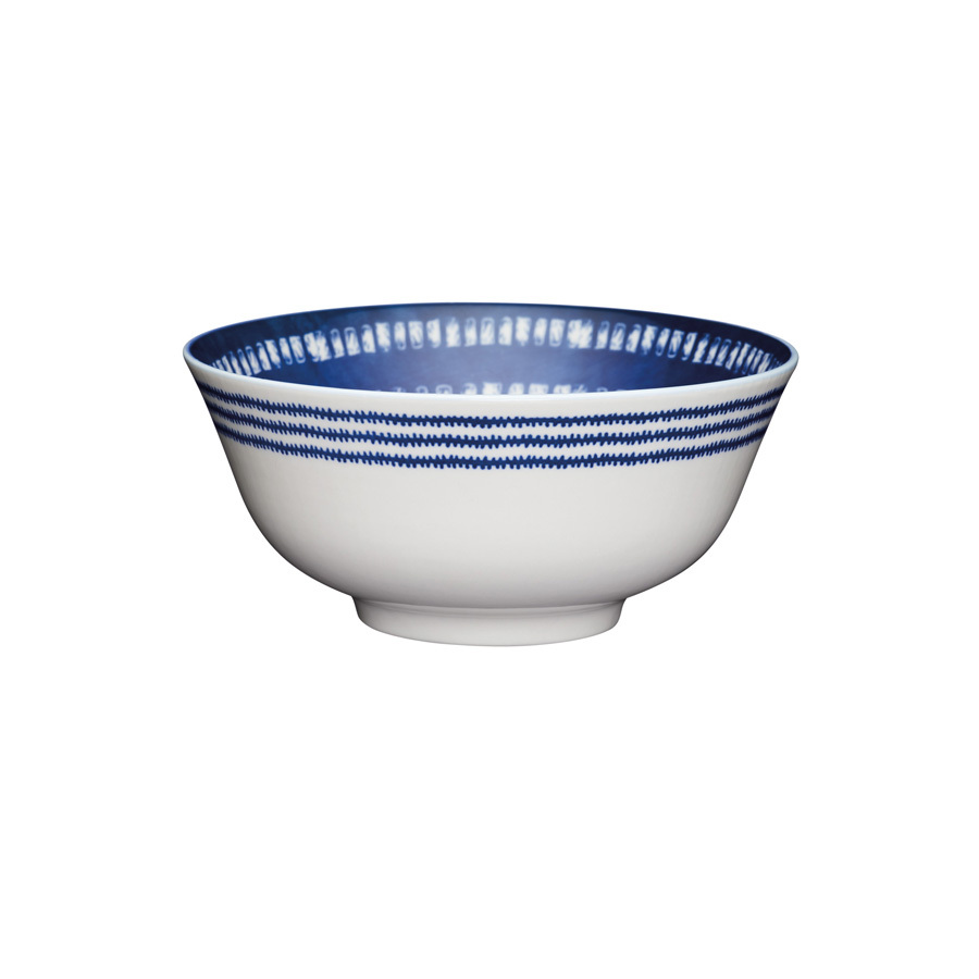 Blue and White Greek Style Ceramic Bowls