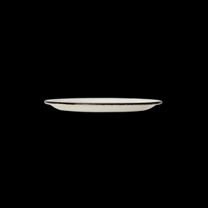 Steelite Charcoal Dapple Vitrifird Porcelain Round Coupe Plate 20.25cm 8 Inch