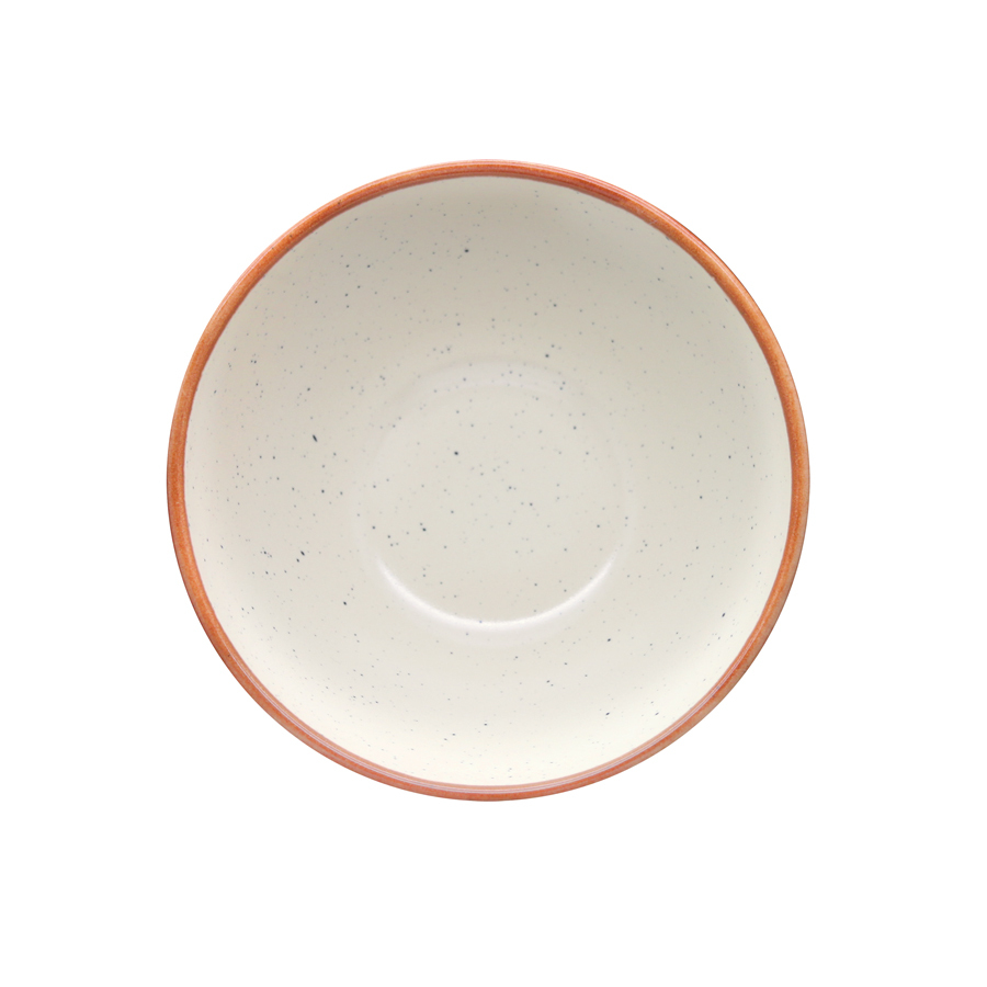 Artisan Coast Vitrified Fine China Cream Round Side Bowl 14cm