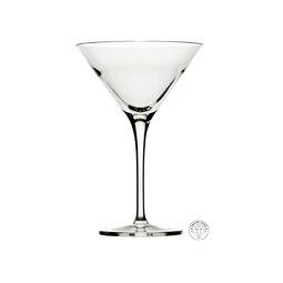 Glacial Topaz Bar Crystal Martini Glass 24cl