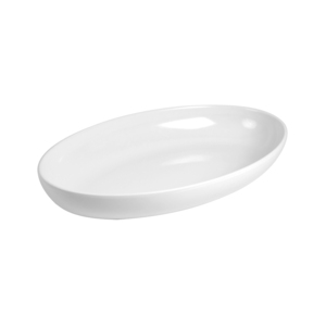 White Melamine Oval Gastro Dish 5L