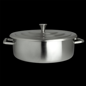 Creations Homestyle Round Brushed Stainless Steel Chafer 38.1cm 3.8 Litre