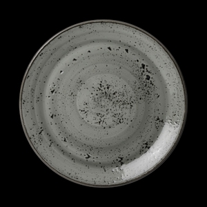 Steelite Urban Vitrified Porcelain Smoke Grey Round Coupe Plate 15.25cm