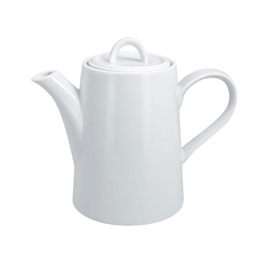 Rak Access Vitrified Porcelain White Coffee Pot & Lid 70cl