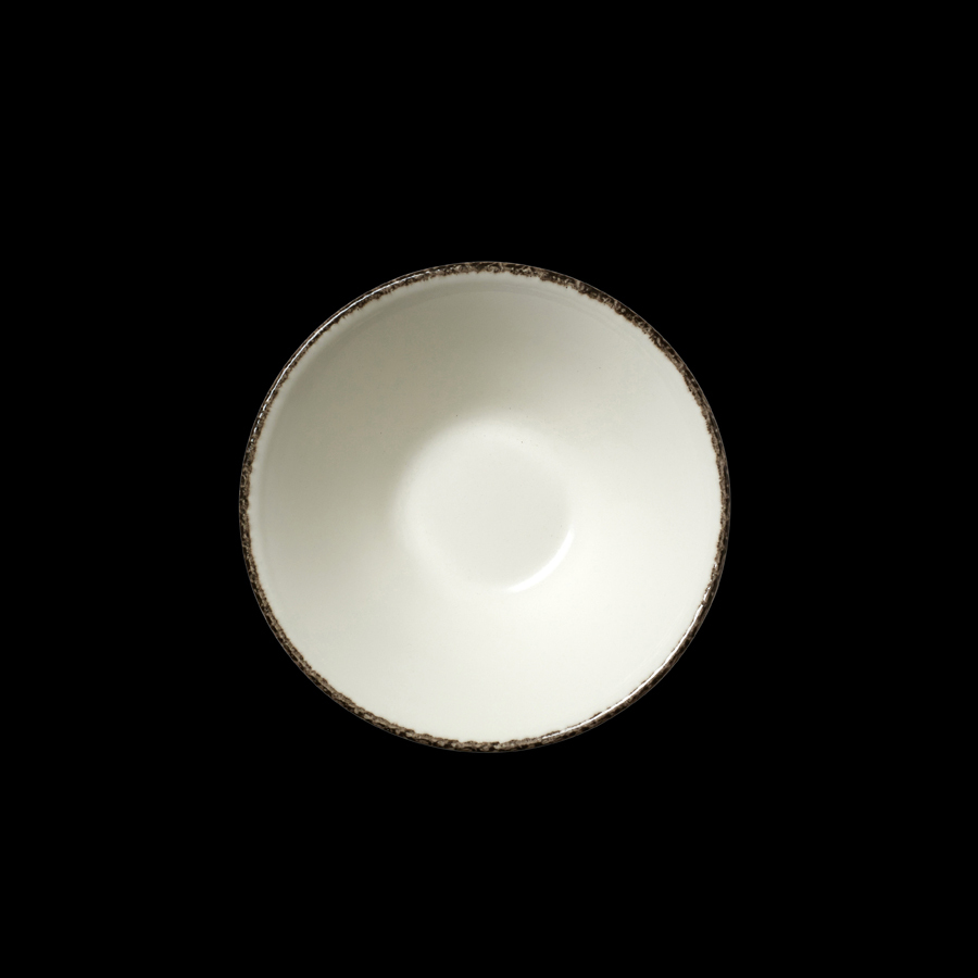 Steelite Charcoal Dapple Vitrifird Porcelain Round Essence Bowl 16.5cm 6½ Inch