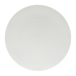 Astera Peel Vitrified Porcelain White Round Speciality Flat Platter 28cm