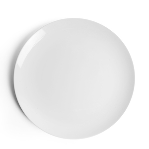 Crème Renoir Vitrified Porcelain White Round Coupe Plate 31cm