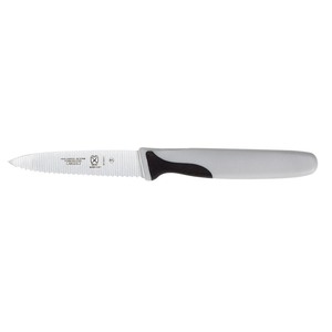 Mercer Millennia® Slim Serrated Paring Knives 3in With Santoprene® Handle