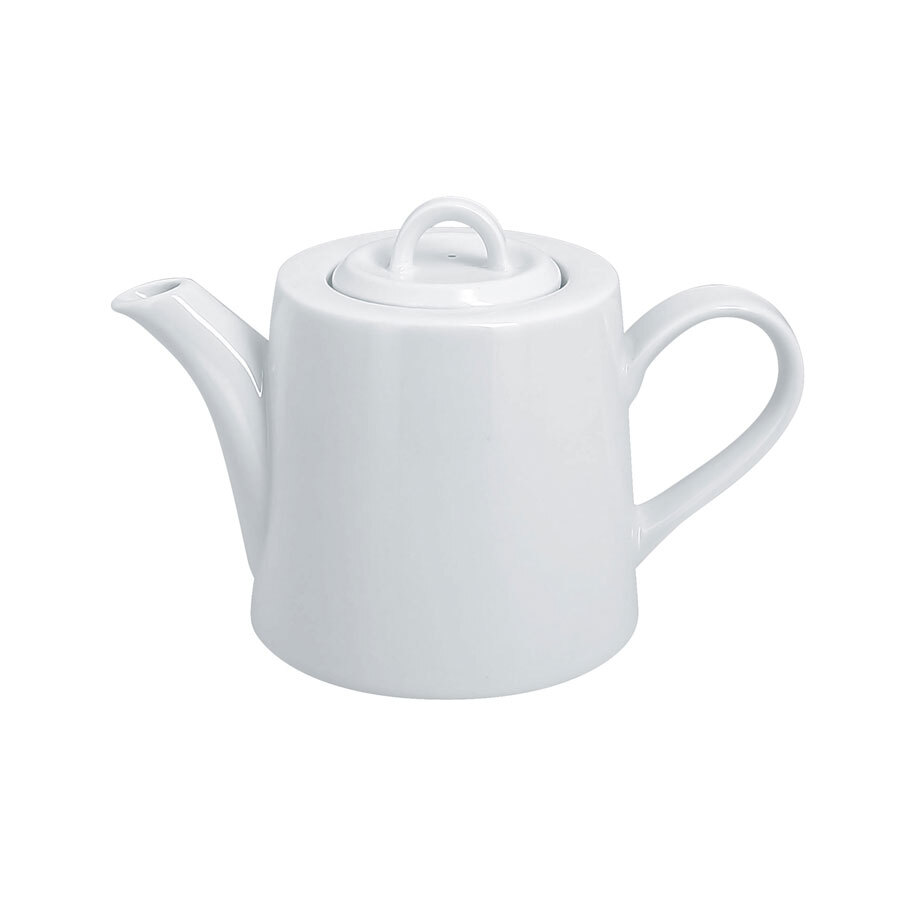 Rak Access Vitrified Porcelain White Teapot & Lid 45cl