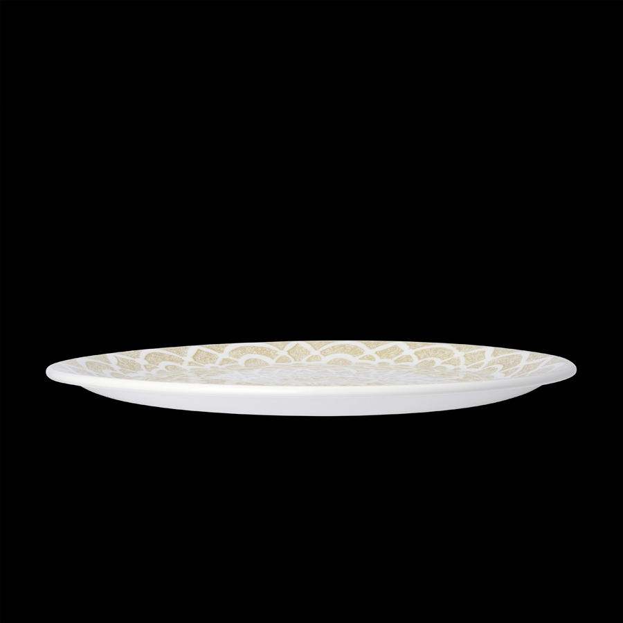 Steelite Ink Vitrified Porcelain Nomad Sand Round Coupe Plate 30cm