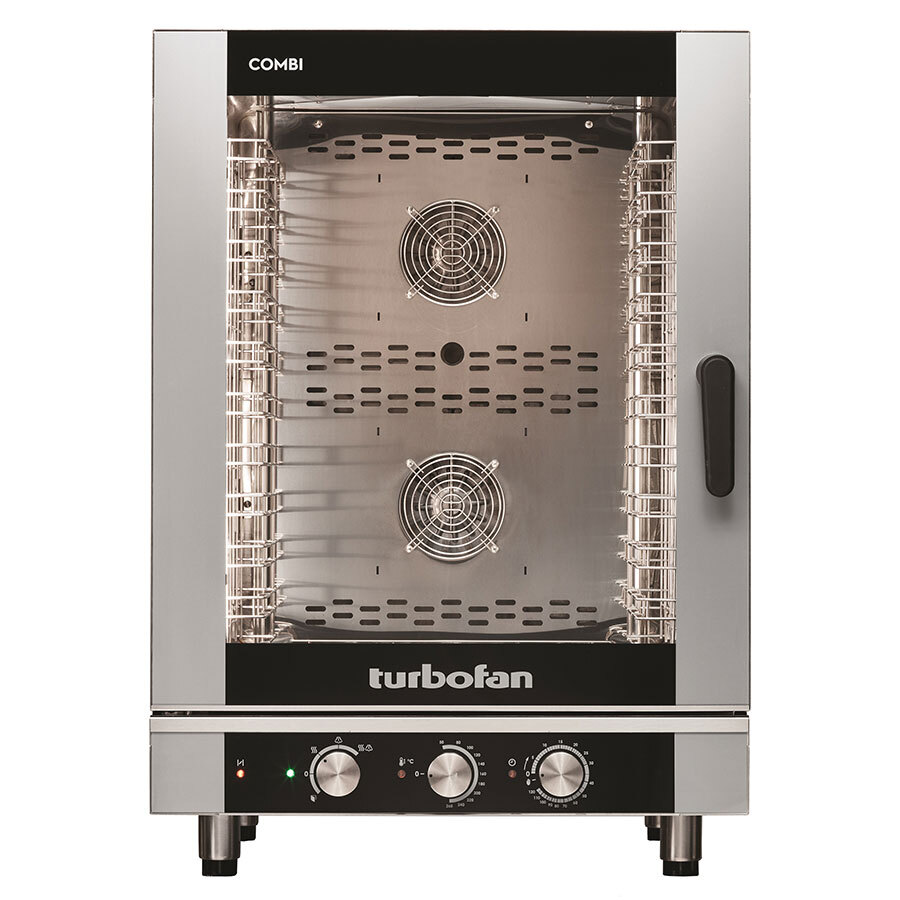 Turbofan 40 Series EC40M10 Combination Oven - Electric - 10 x 1/1 Gastronorm - Manual Controls