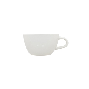 Superwhite Café Porcelain White Bowl Shaped Cup 28.5cl 10oz
