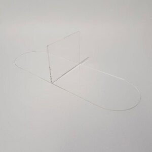 Fish Kettle Divider 2 Part Clear Acrylic