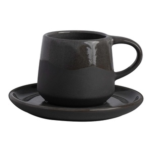 Off Grid Studio Gembrook Gray Stoneware Round Espresso Cup 4oz