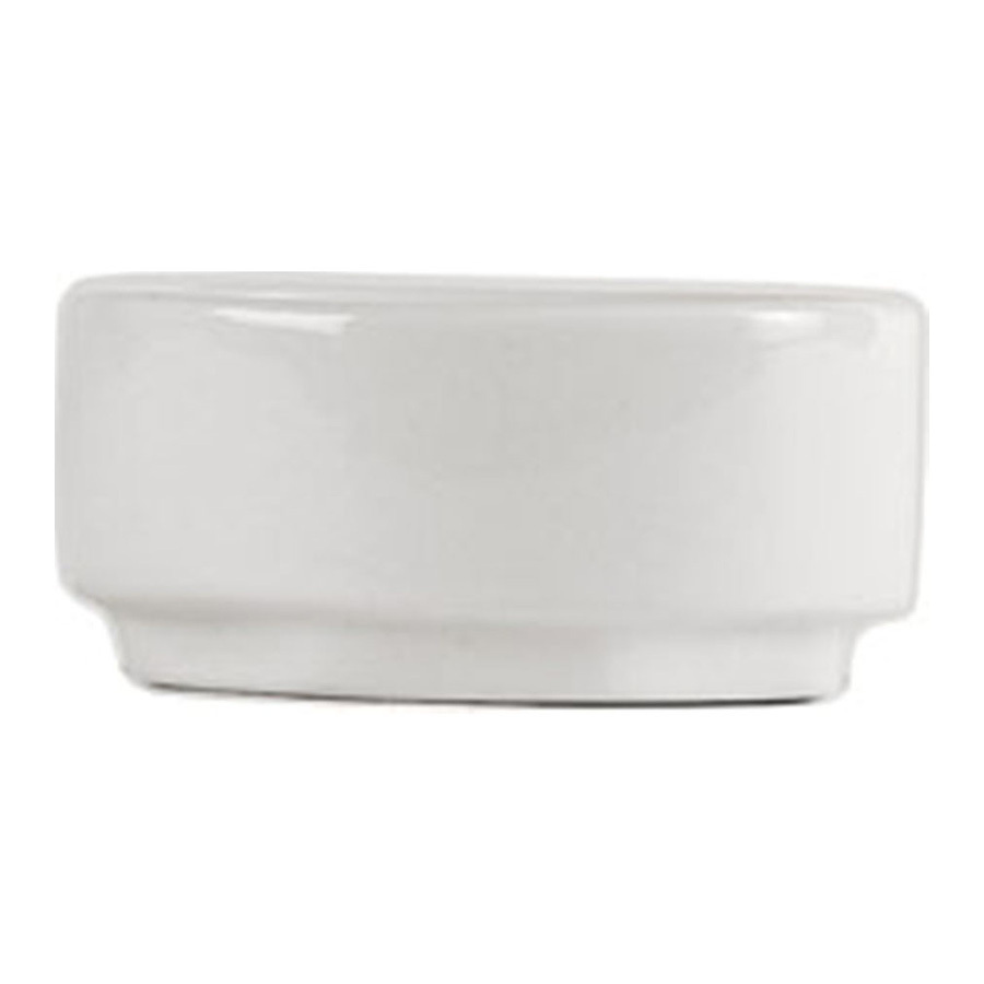 Steelite Taste Vitrified Porcelain White Square Dipper Pot