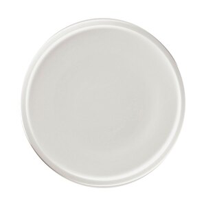 Rak Ease Vitrified Porcelain White Round Flat Coupe Plate 28cm
