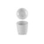 Churchill Nourish Vitrified Porcelain White White Round Unhandled Cup 8oz